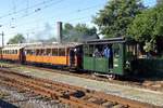 On 28 March 2013 SHM 18 hauls a steam tram out of Hoorn.