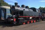 A nice surprise at Beekbergen during the VSM spectacle Terug-naar-Toen: Polsi tank engine TKp23 stands -at least externally-  restored in the depot at Beekbergen.