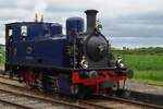 SHM-5 'ENKHUIZEN' stands at Wognum-Nibbixwoud on 5 July 2026. This loco used to e a Belgian standard steam engine with industrial railways and was build by La Meuse.