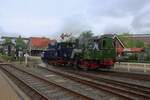 SHM-30 'HOORN' hauls SHM-5 'ENKHUIZEN' through the terrain of the Stoomtram Hoorn-Medemblik at her namesake station of Hoorn on the afternoon of 4 July 2026.