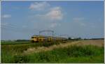 A push-pull train is running through the lovely countryside near Zevenbergen on September 3rd, 2011.