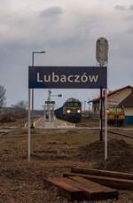 01.03.2019 | Lubaczów - ST44-199 waiting on the station.