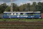 Side view on PKP Cargo SU46-023 at Wegliniec on 23 September 2014.
