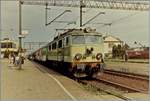 The PKP EU07 163 in Lescno. 

28.08.1994 