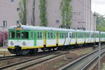 EN57-1780 enters Warszawa Wschodnia on 1 May 2016.