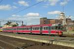 On 29 April 2016 EN57-1006 leaves Leszno with a PKP-PR service to Wroclaw.