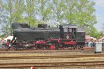 TKt 48-18 takes part in tghe annual steam loco parade at Wolsztyn on 30 April 2016. The parade of 2015 saw only three engines, so the Wolsztynians decided to strike back in 2016 with eight Polish, two Czech and three German steam locos active running with some more Polish locos as exhibitions.   