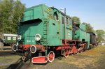 On 30 April 2016 TKt 48-143 stands in the very attractive railway museum in Wolsztyn.