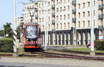 DUEWAG N8C-NF (1131) vom ZTM Gdańsk (Zarząd Transportu Miejskiego w Gdańsku) on the Plac Solidarnosci in Gdánsk. Date: August 14 2019.