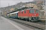 The reason for the trip to Montreux on this very rainy day: the ZRT special train Frauenfeld Montreux / Aigle. Initially, I wanted to photograph the train on the 'Train des Vigens' route, but the weather forecast, which I frequently consulted, advise ...