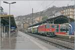 The reason for the trip to Montreux on this very rainy day: the ZRT special train Frauenfeld Montreux / Aigle. Initially, I wanted to photograph the train on the 'Train des Vigens' route, but the weather forecast, which I frequently consulted, advise ...