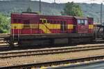 On 29 May 2018 ZSSK 742 368 shunts at Zilina.