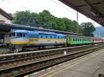 ZSSK 750 183 stands in Vrutky on 30 May 2015.