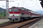 ZSSK 754 004 enters Zilina on 15 May 2018. 