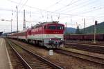 ZSSK 757 001 enters Zilina on 15 May 2018. 