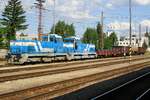 ZSSK 736 008 shunts at vrutky on 14 May 2018. 