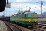 On 14 May 2018 ZSSK 131 088 hauls a coal train through Zilina.