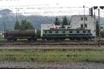 ES 669-2133 stands at Vrutky with one tank wagon on 31 May 2015.