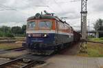 Bulk Transshipment Slovakia 183 015 hauls an empty coal train through Bohumín on a grey 24 August 2021.
