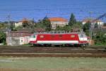 ZSSK 350 007 sports the newest colour scheme for this class at Bratislava hl.st. on 12 September 2018.