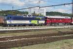 On 23 June 2022, ZSCS 363 095 stands at Kosice with a museumn train to Bratislava-Vychod in preparation of RENDEZ-2022.