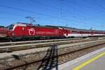 ZSSK 383 101 stands with an IC to Bratislava on 22 June 2022 at Spisska Nove Ves.