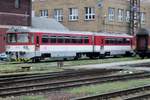 ZSSK 813 029 stands at Zilina on 15 May 2018.