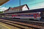 ZSSK 813/913 011 takes a Sun bath at Vrutky on 14 May 2018.