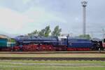 Big Albatross 498 104 stands in Bratislava-Vychod during the RENDEZ 2022 train festival on 25 June 2022.