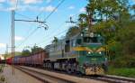 S 664-108 is hauling freight train through Maribor-Tabor. /25.9.2012