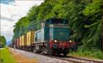 Diesel loc 642-179 pull freight train through Maribor-Studenci on the way to Tezno yard.