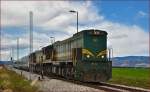 Diesel loc 664-104 pull MV247 'Citadella' through Cirkovce-Polje on the way to Budapest. /1.4.2015