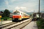 In Kamnik waits the 713 117 to go back to Ljubljana.
03.05.2001
(analog photo)
