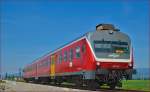 Multiple units 814-107 are running through Cirkovce on the way to Ormož. /6.5.2014