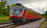 Multiple units 813-129 are running through Maribor-Tabor on the way to Pragersko.