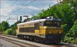 Electric loc 363-005 run through Maribor-Tabor on the way to Maribor station. /8.8.2014