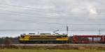 Electric loc 363-005 pull freight train through Bohova on the way to the north.