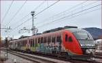 Multiple units 312-131 are running through Maribor-Tabor on the way to Maribor station. /27.12.2013