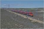  Bella Italia  in the middle of Spain and very quickly: the IRYO ETR 400 flies from Madrid at around 300 km/h to Barcelona via the high-speed line near Bujaraloz (Spain).