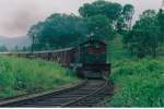 Henschel Thyssen Class M6 794 on down hill spotted at Watawala on a gloomy day in Sep 2012 heading to colombo.