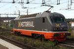 Hector Rail 141 001 (ex ÖBB 1012 001) runs solo through Hallsberg on 10 September 2015.