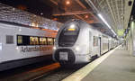 Double-decker 3724 is a a modern regional train that  travels between Uppsala and Stockholm.