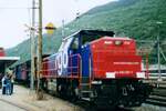During the celebrations of 100 years of the Simplon tunnel, SBB held Open Days at their depot in Brig, where on 20 May 2006 SBB Cargo 843 081 could be seen.