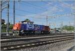 I de omfattande (godsvagns) spåranläggningarna som sträcker sig långt över Vernier och Zimeysa vid SBB Cargo-stationen Vernier Meyrin står SBB Am 843 069-6.

1 juni 2026