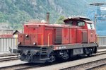 SBB 18442 runs light htrough Erstfeld on 25 May 2007.