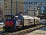 The shunter engine Tm 232 227-9 photographed in Martigny on May 28th, 2012.