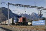 The SBB Cargo Tm 232 128-9 in Martigny.