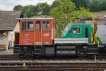 VHE Tm 9527/232 527 stands in Huttwil on 18 May 2026.