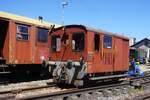 Tm II 758 des Vereins Mikado 1244 steht am 23. Mai 2026 während eines Open Weekend in Brugg AG.
