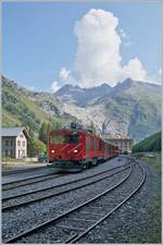 The MGB HGm 4/4 61 in Gletsch.

31.08.2019